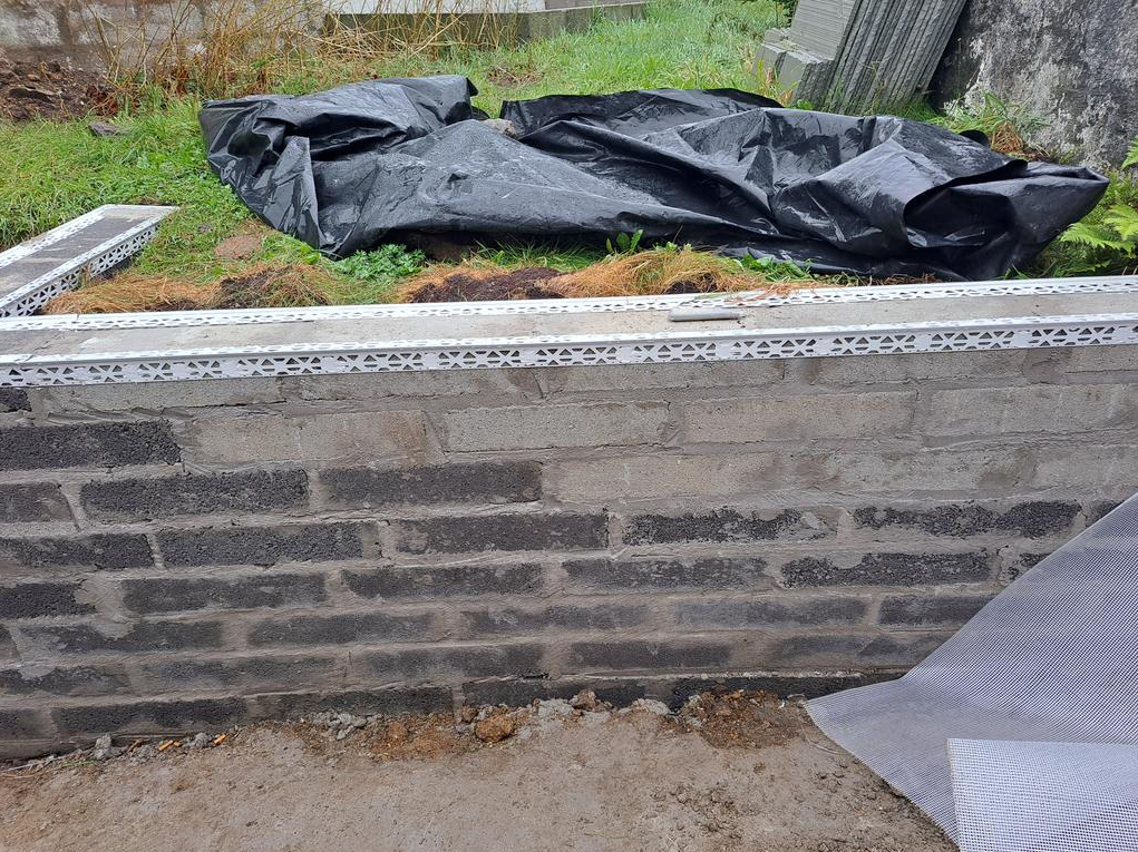 Garden wall rendering