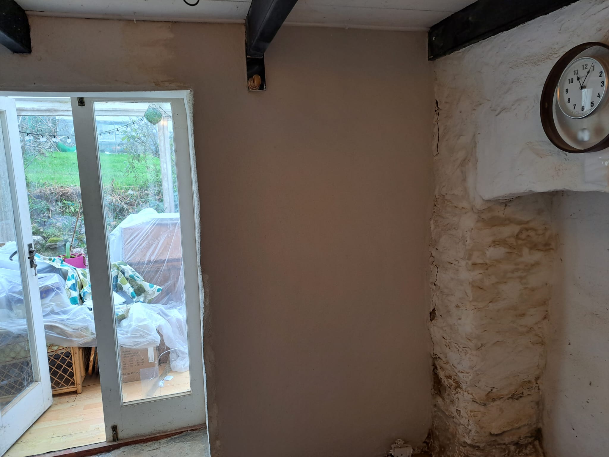 Inside plastering work