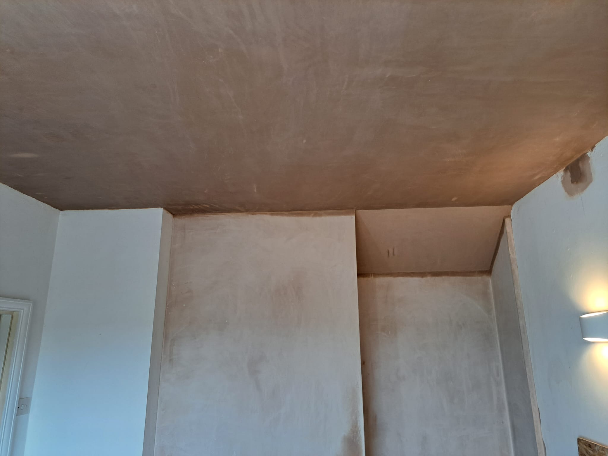 Inside plastering work