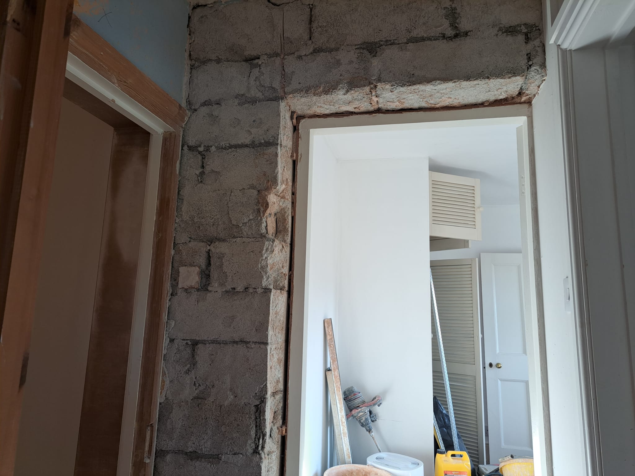 Inside plastering work