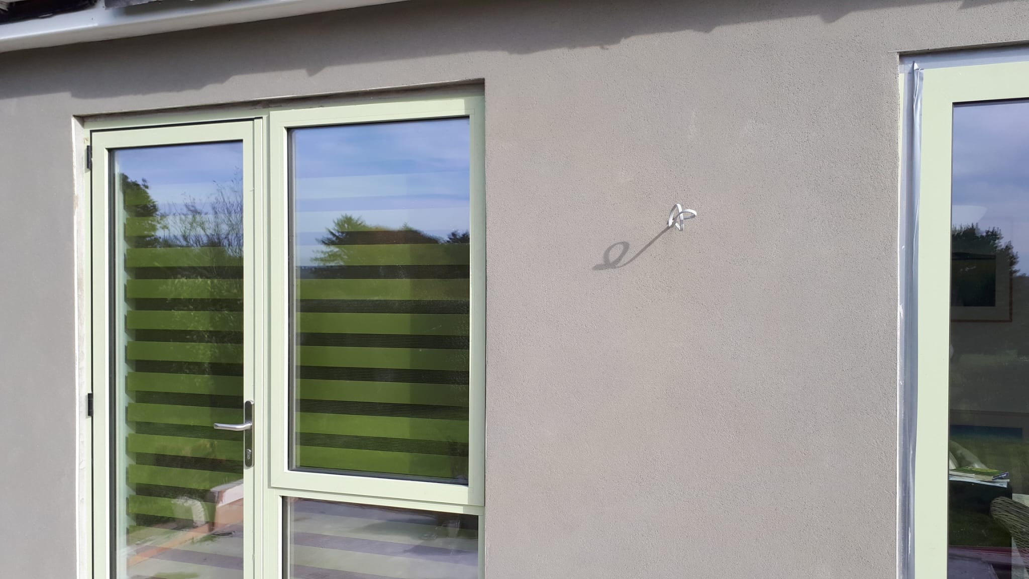 Exterior house plastering